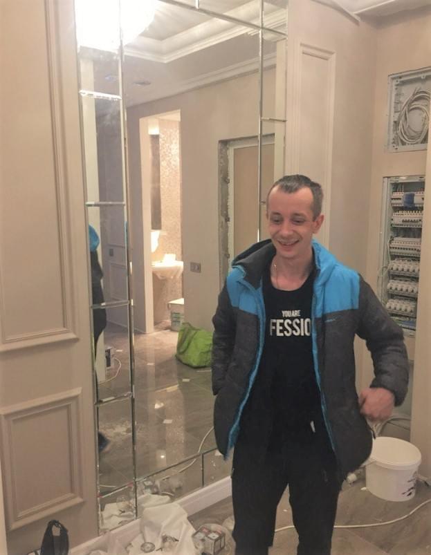 вставка зеркало